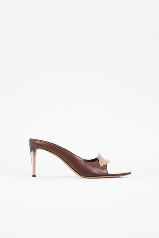 Saint Laurent SS 2003 Leather Dali Lip Heel