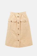 Saint Laurent SS 2006 Button Front Skirt