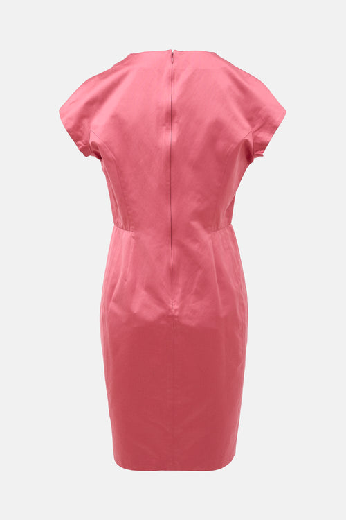 Saint Laurent SS 2010 Satin Shift Dress