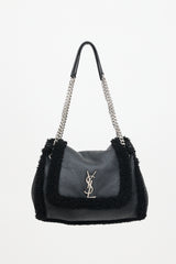 Saint Laurent Shearling Nolita Bag