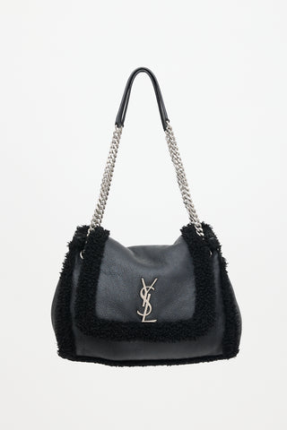 Saint Laurent Shearling Nolita Bag