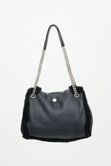 Saint Laurent Shearling Nolita Bag