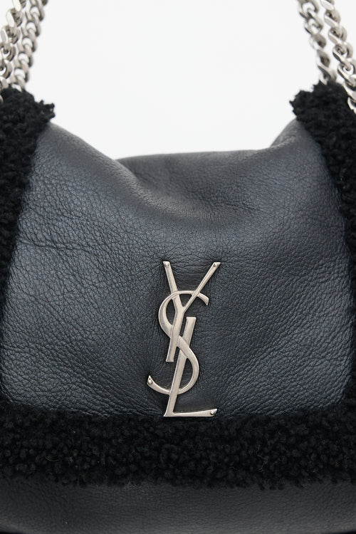 Saint Laurent Shearling Nolita Bag