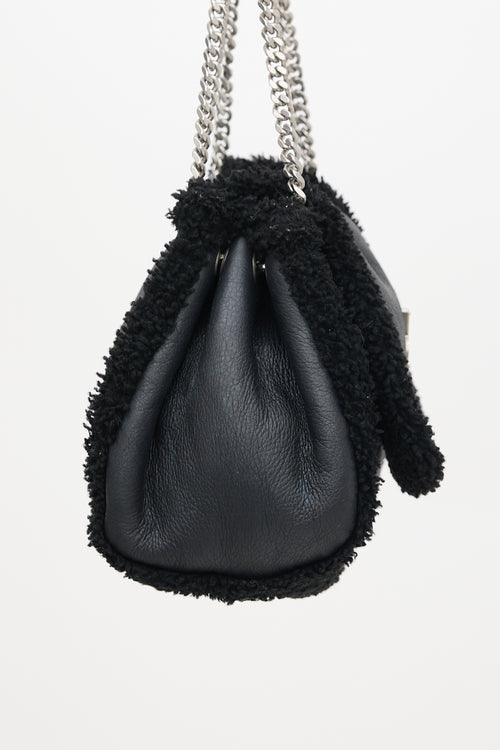 Saint Laurent Shearling Nolita Bag
