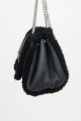 Saint Laurent Shearling Nolita Bag