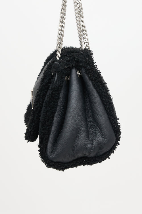 Saint Laurent Shearling Nolita Bag