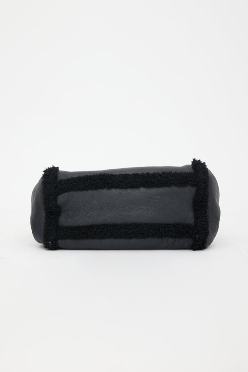 Saint Laurent Shearling Nolita Bag