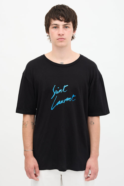 Saint Laurent Signature Logo T-Shirt