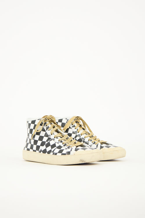 Saint Laurent Spring 2016 Check Sneaker
