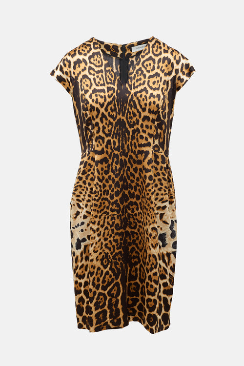 Saint Laurent Stain Printed Dress