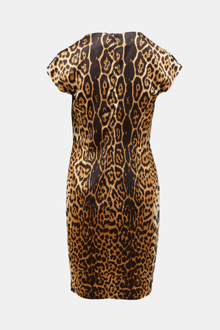 Saint Laurent Stain Printed Dress