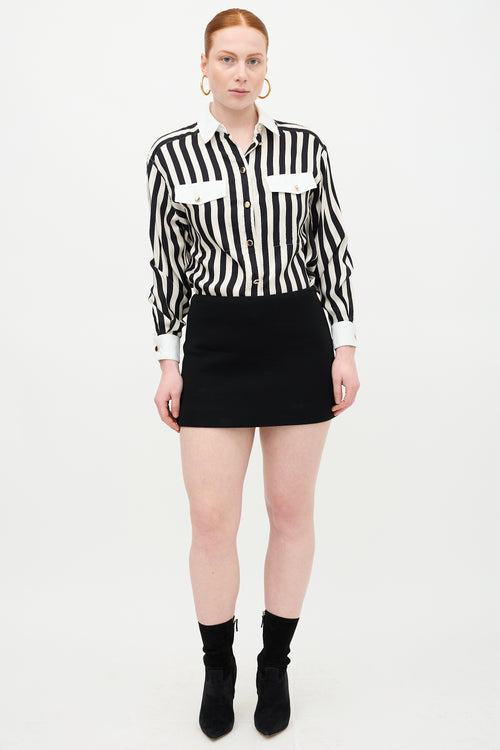 Saint Laurent Striped Button Up Shirt