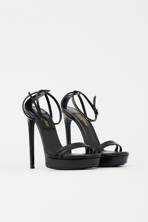 Saint Laurent Studded Slingback Heel