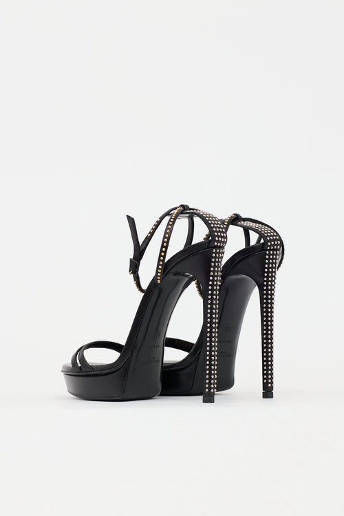 Saint Laurent Studded Slingback Heel