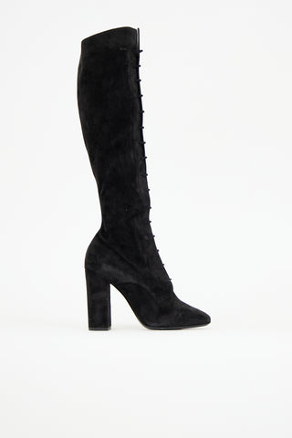 Saint Laurent Suede Laura Boot