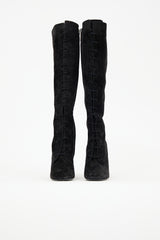Saint Laurent Suede Laura Boot