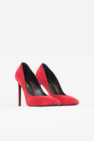 Saint Laurent Suede Pump