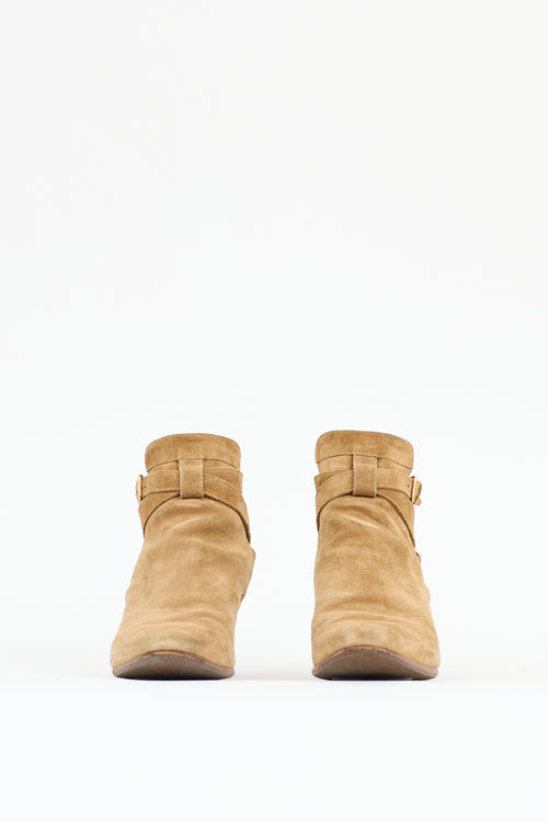 Saint Laurent Suede Blake Boot