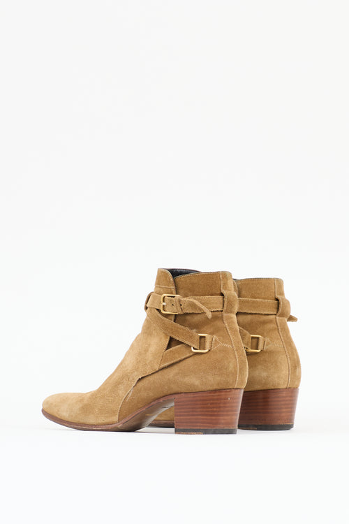 Saint Laurent Suede Blake Boot