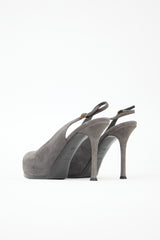 Saint Laurent Suede Tribtoo Pump