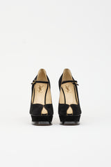 Saint Laurent Suede Tribute Mary Jane Heel