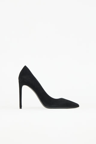 Saint Laurent Suede Zoe Pump