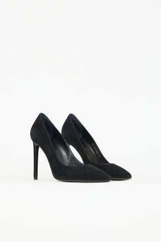 Saint Laurent Suede Zoe Pump