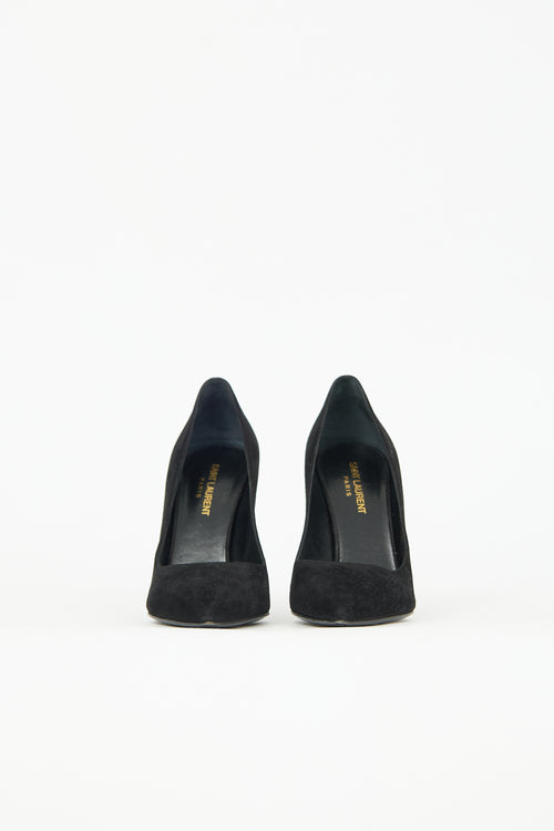 Saint Laurent Suede Zoe Pump