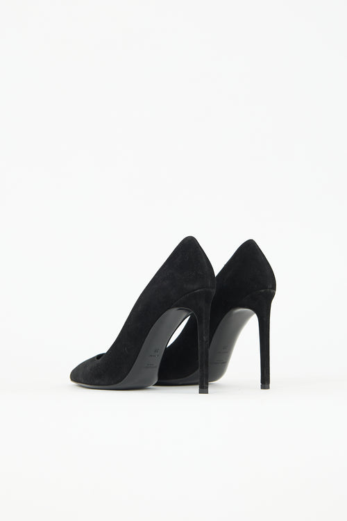 Saint Laurent Suede Zoe Pump