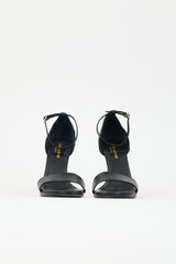 Saint Laurent Textured Leather Sandal