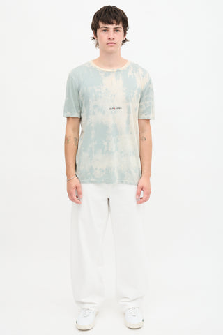 Saint Laurent Tie Dye Logo T-Shirt