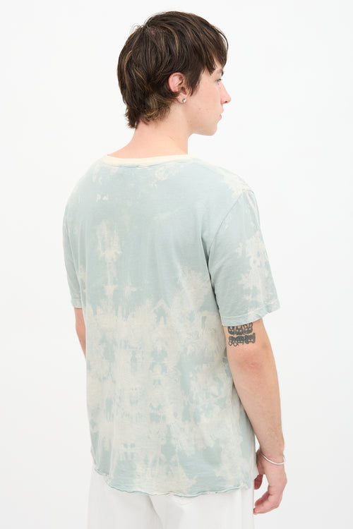 Saint Laurent Tie Dye Logo T-Shirt