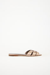 Saint Laurent Leather Tribute Slide