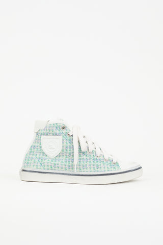 Saint Laurent Tweed Malibu Bedford Sneaker