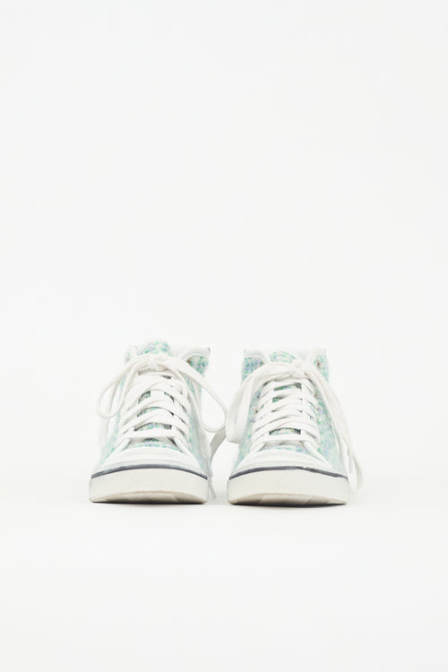 Saint Laurent Tweed Malibu Bedford Sneaker