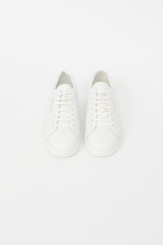 Saint Laurent White Andy Leather Sneaker