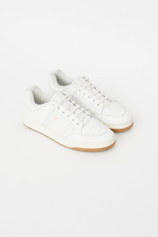Saint Laurent White SL61 Leather Sneaker