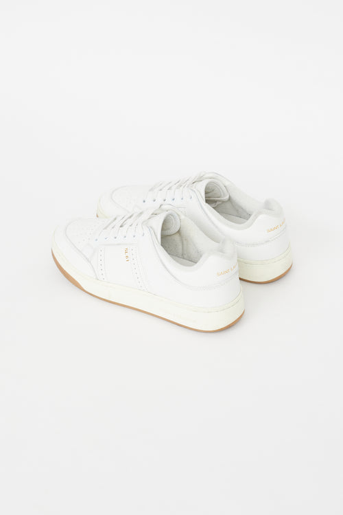 Saint Laurent White SL61 Leather Sneaker