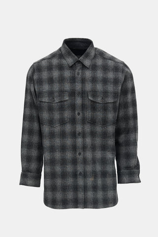 Saint Laurent Wool Check Shirt