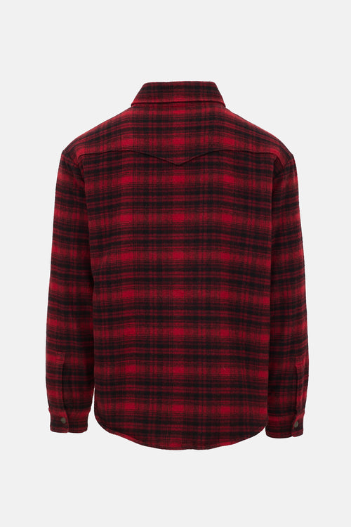 Saint Laurent Wool Plaid Shirt Jacket