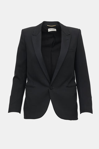 Saint Laurent Wool Tuxedo Blazer