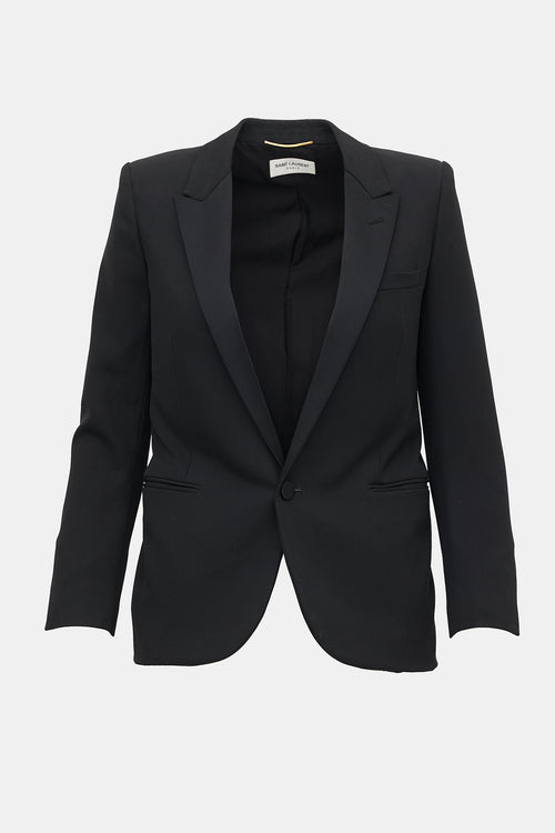 Saint Laurent Wool Tuxedo Blazer