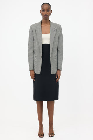 Saint Laurent Wool & Mohair Blazer