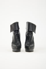 Saint Laurent Leather Janis 105 Boot