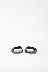 Saint Laurent Patent Leather Tribute Slide