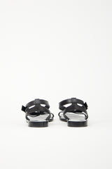 Saint Laurent Leather Cassandre Sandal