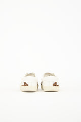 Saint Laurent White Leather Palm Tree Court Sneaker