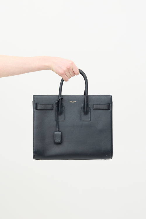 Saint Laurent Leather Mini Sac De Jour Bag