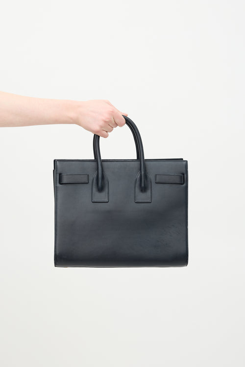Saint Laurent Leather Mini Sac De Jour Bag