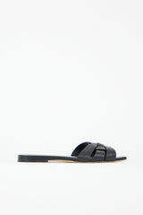 Saint Laurent Leather Tribute Slide